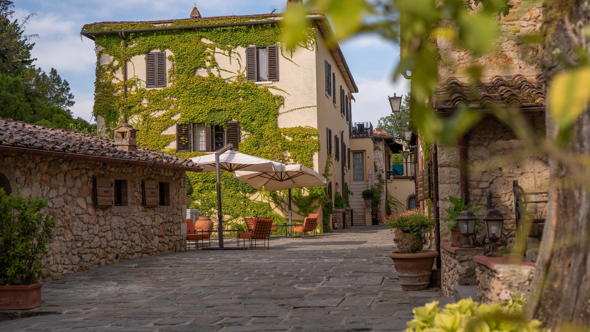 Borgo Stone buildings & walkway